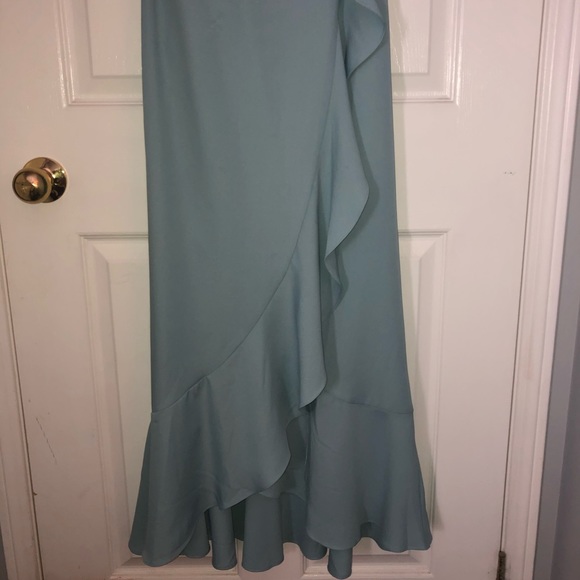 NWT JustFab blue wrap dress - Picture 4 of 6